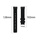 Miniatyrbillede 2 af 2: Fitbit Charge 5 åndbar urrem i nylon - Lyserød Pink