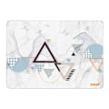 Pikkukuva 1 / 2: HAT PRINCE MacBook Pro 16 M1 / M1 Max (A2485, 2021) geometrinen kuvioitu suojus - Kolmiot Ja Geometria White
