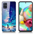 Miniatyrbillede 2 af 2: Fantasy Samsung Galaxy A71 cover - Kronhjort Multicolor