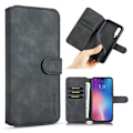 Miniatyrbillede 1 af 2: DG.MING Samsung Galaxy A70 Retro Etui - Sort Black