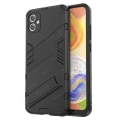 Miniatyrbillede 1 af 6: Stødsikker Hybrid Cover med A Moderne Touch til Samsung Galaxy A04e - Sort Black