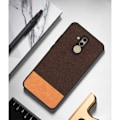 Pikkukuva 2 / 2: Huawei Mate 20 Lite kankainen tekstuurikotelo - Kahvi / Ruskea Brown