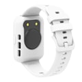 Miniatyrbillede 1 af 2: Huawei Watch Fit 2 silikoneurrem med cover - Hvid White
