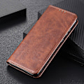 Miniatyrbillede 2 af 2: Flip Etui med Pung i Ægte Læder til Xiaomi Redmi Note 12 Pro Plus - Kaffe Brown