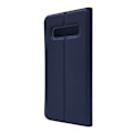 Miniatyrbillede 2 af 2: Samsung Galaxy S10 Plus absorberings læderetui - Mørkeblå Blue