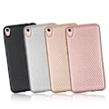 Miniatyrbillede 2 af 2: Asus Zenfone Live (ZB501KL) carbon fiber tekstur TPU etui - Sort Black