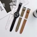 Miniatyrbild 2 av 2: 20 mm universellt klockarmband i äkta läder - Brun Brun