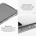 Pikkukuva 6 / 6: IMAK Airbag Cover for Xiaomi 13 Pro - Läpinäkyvä Musta Black