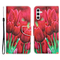 Miniatyrbillede 1 af 2: Wonderland Samsung Galaxy A54 Flip Etui - Tulip Red