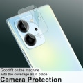 Miniatyrbillede 6 af 6: IMAK-kamerabeskyttelse af glas med objektivdæksel af akryl til Honor 80 SE Transparent