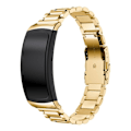 Miniatyrbillede 1 af 2: Samsung Gear Fit2 urrem i rustfri stål - Guld Gold