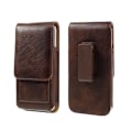 Miniatyrbillede 1 af 2: Etui med bæltespænde til smartphones med størrelsen 14 x 7 x 1.5cm - Brun Brown