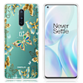 Pikkukuva 1 / 2: Deco OnePlus 8 kuoret - Metalliset perhoset Multicolor