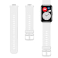 Miniatyrbillede 2 af 2: Huawei Watch Fit simple silikone rem - hvid White