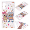 Miniatyrbillede 1 af 2: Deco Samsung Galaxy Note 10 cover - To Ugler Multicolor