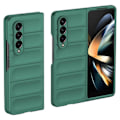 Miniatyrbild 1 av 6: Mjukt greppformat Samsung Galaxy Z Fold4 skal - Grön Grön