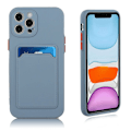 Pikkukuva 1 / 2: Card Holder Suojakuori For iPhone 12 Pro Max - Sininen Blue