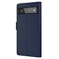 Miniatyrbillede 2 af 2: Phone Etui med Make-up Mirror og Slick Design til Google Pixel 6 - Blå Blue