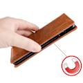 Pikkukuva 2 / 2: Motorola Moto G7 auto-absorbed vintage tyylinen nahkainen flip suojakotelo - Ruskea Brown