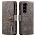 Pikkukuva 1 / 2: DG.Ming Samsung Galaxy S22 2-in-1 Lompakko Suojakotelo - Harmaa Silver grey