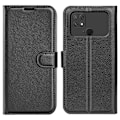 Miniatyrbillede 1 af 6: Klassisk Xiaomi Poco C40 Flip Etui - Sort Black