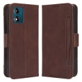 Pikkukuva 1 / 6: Moderni Nahkalaukku For Motorola Moto E13 - Ruskea Brown