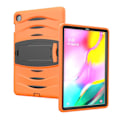 Pikkukuva 2 / 2: Samsung Galaxy Tab S5e iskunkestävä silikoni hybridikotelo - Oranssi Orange