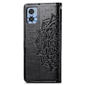 Miniatyrbillede 2 af 2: Mandala Motorola Moto E22 / E22i Flip Etui - Sort Black