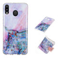 Miniatyrbillede 1 af 2: Marble Samsung Galaxy M20 cover - Azul Marmormønster Multicolor