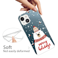 Miniatyrbild 3 av 3: Julfodral till iPhone 14 Plus - Halsduk Vit Björn Vit