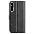 Pikkukuva 2 / 6: Lompakko Nahkakotelo For Sony Xperia 1 V - Musta Black