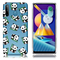 Miniatyrbillede 1 af 2: Deco Samsung Galaxy A11 / M11 Cover - Pandaer White