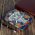 Miniatyrbillede 2 af 2: Samsung Galaxy Tab S5e mønster læder etui - Elefant Multicolor