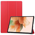 Miniatyrbild 1 av 2: Samsung Galaxy Tab S7 FE tri-fold läderfodral - Röd Röd