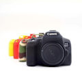 Miniatyrbillede 2 af 2: Canon EOS 850D silikoneetui - Sort Black