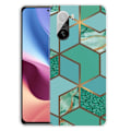 Miniatyrbillede 1 af 2: Marble design cover - Blågrøn Marmorflise Green