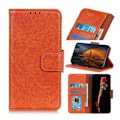 Miniatyrbild 1 av 2: Fodral till Nokia 1 Plus i nappa spaltläder - Orange Orange