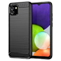 Pikkukuva 1 / 2: Carbon Flex Suojakotelo Samsung Galaxy A03 - Musta Black
