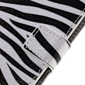 Miniatyrbild 2 av 2: Huawei Y6 II färgglatt mönster läderfodral - Zebra ränder multifärg