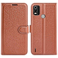 Miniatyrbillede 1 af 2: Klassisk Nokia G11 Plus Flip Etui - Brun Brown
