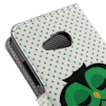 Pikkukuva 2 / 2: Moberg Microsoft Lumia 550 Nahkakotelo - Vihreä Torkkuva Pöllö Green