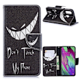 Miniatyrbillede 1 af 2: Wonderland Samsung Galaxy A40 etui - Do not Touch My Phone Black