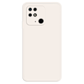 Pikkukuva 1 / 2: Viistetty pudotuksenesto kumipäällysteinen kansi Xiaomi Redmi 10C:lle - Beige Brown