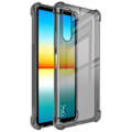 Miniatyrbillede 1 af 2: IMAK Airbag-cover til Sony Xperia 10 IV - Gennemsigtig Sort Transparent