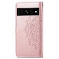 Miniatyrbild 2 av 2: Mandala läder Google Pixel 7 fodral - Rosa Rosa