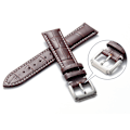 Miniatyrbild 4 av 6: 16mm Universal klockarmband i äkta läder - Vit Vit