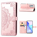 Miniatyrbild 1 av 2: Mandala läder OnePlus 9 fodral - Rosa Rosa