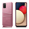 Miniatyrbillede 1 af 2: Dual Card Etui Samsung Galaxy A02s - Rødguld Pink