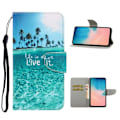 Pikkukuva 1 / 2: Wonderland Samsung Galaxy A51 flip kuoret - Englanti Hahmot Blue