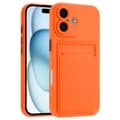 Pikkukuva 1 / 2: iPhone 16 Plus kuori korttipaikalla - Oranssi Orange